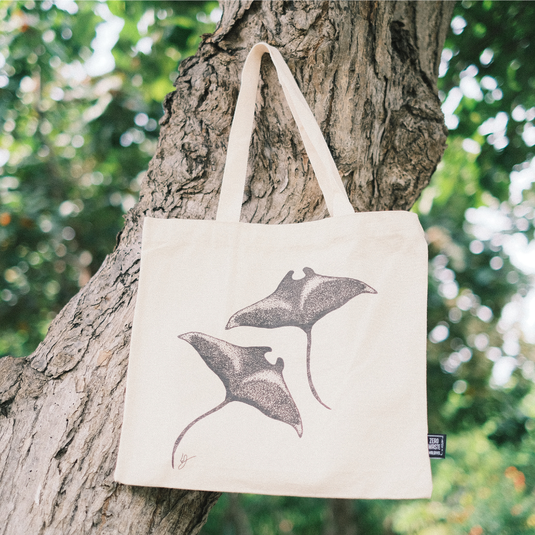 Nostalgia Tote Bag — Manta Rays
